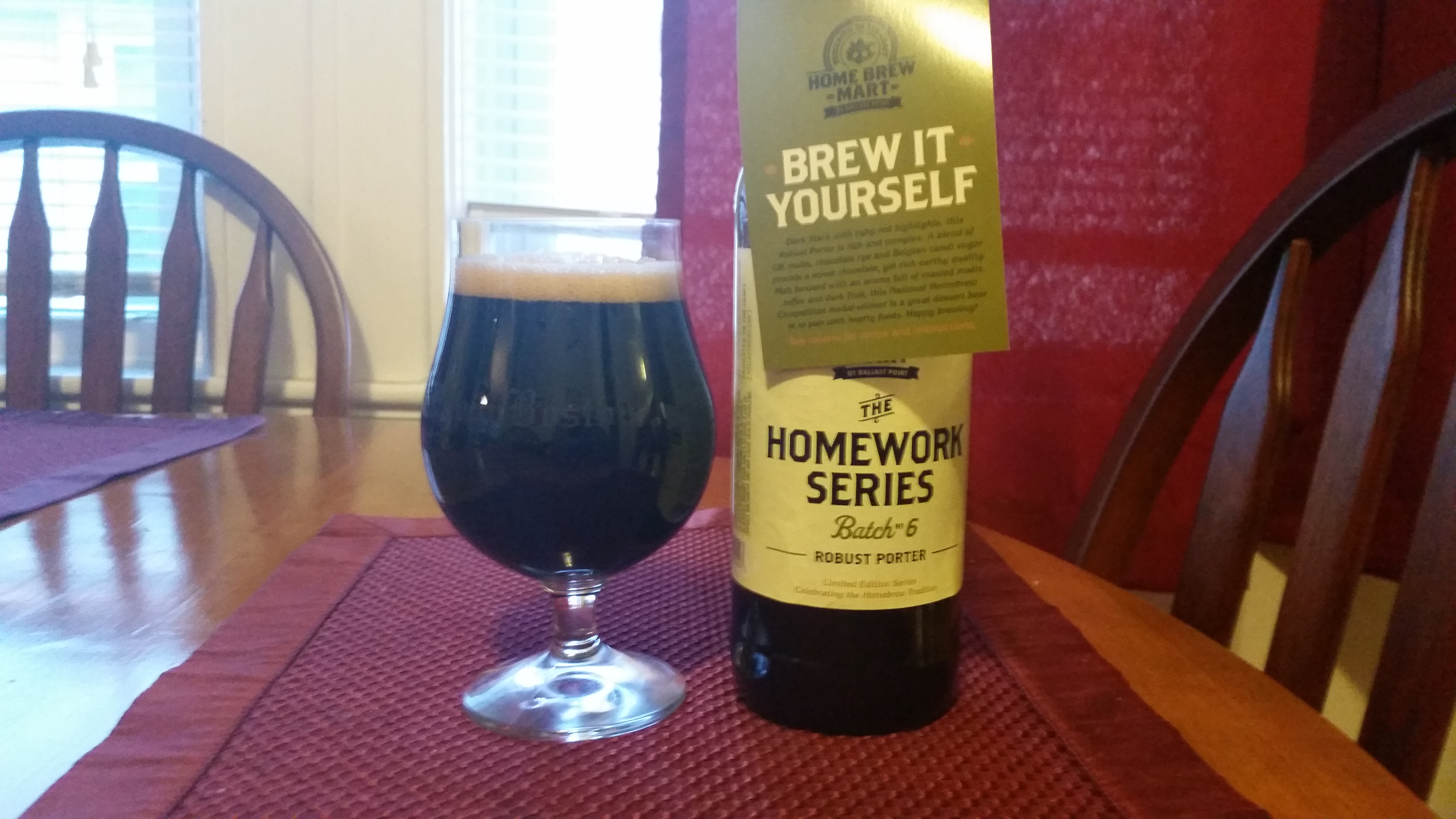 Ballast Point Homework Series Robust Porter
