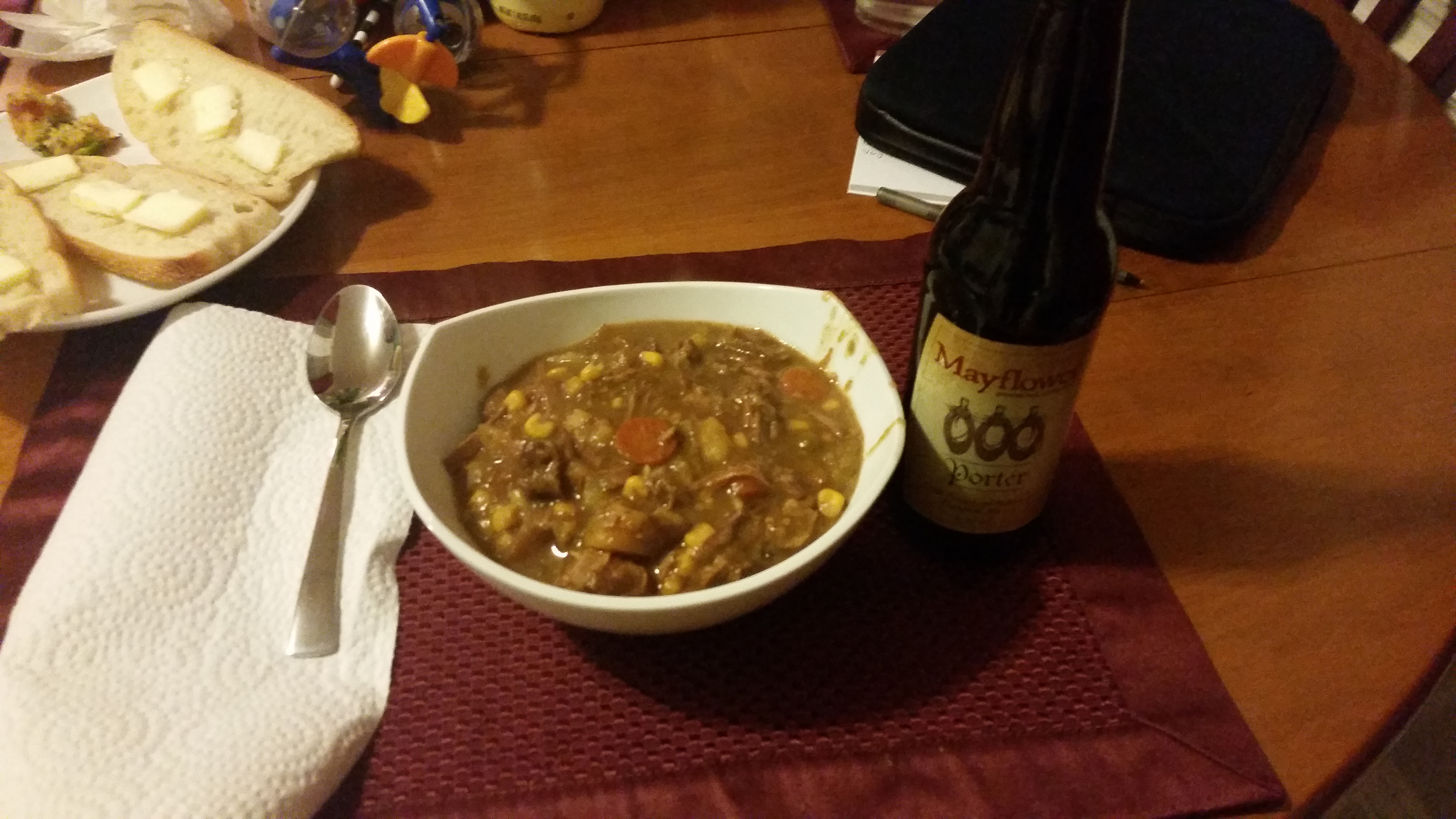 Mayflower Porter Beef Stew After