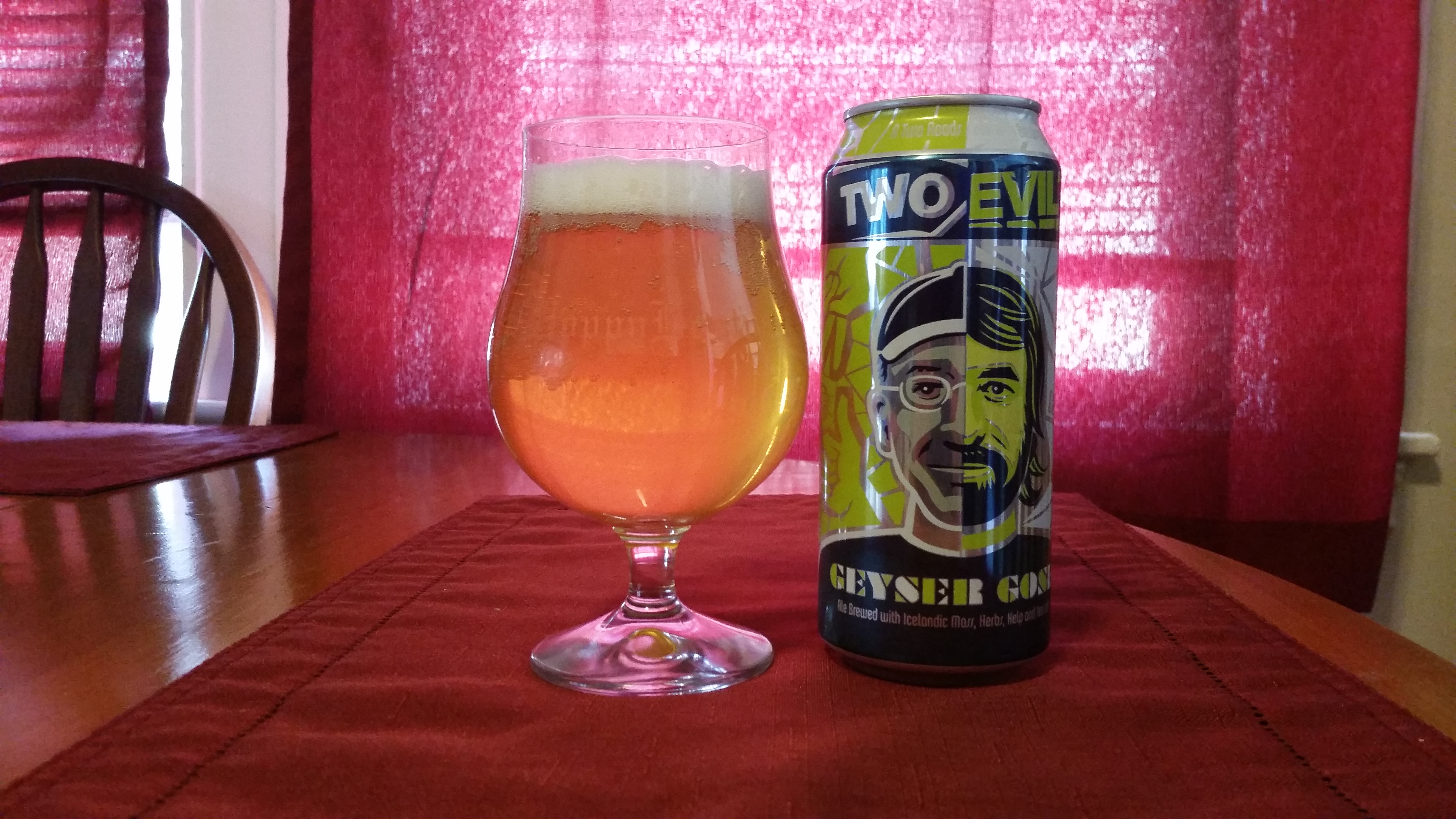 Two Roads Evil Twin Geyser Gose