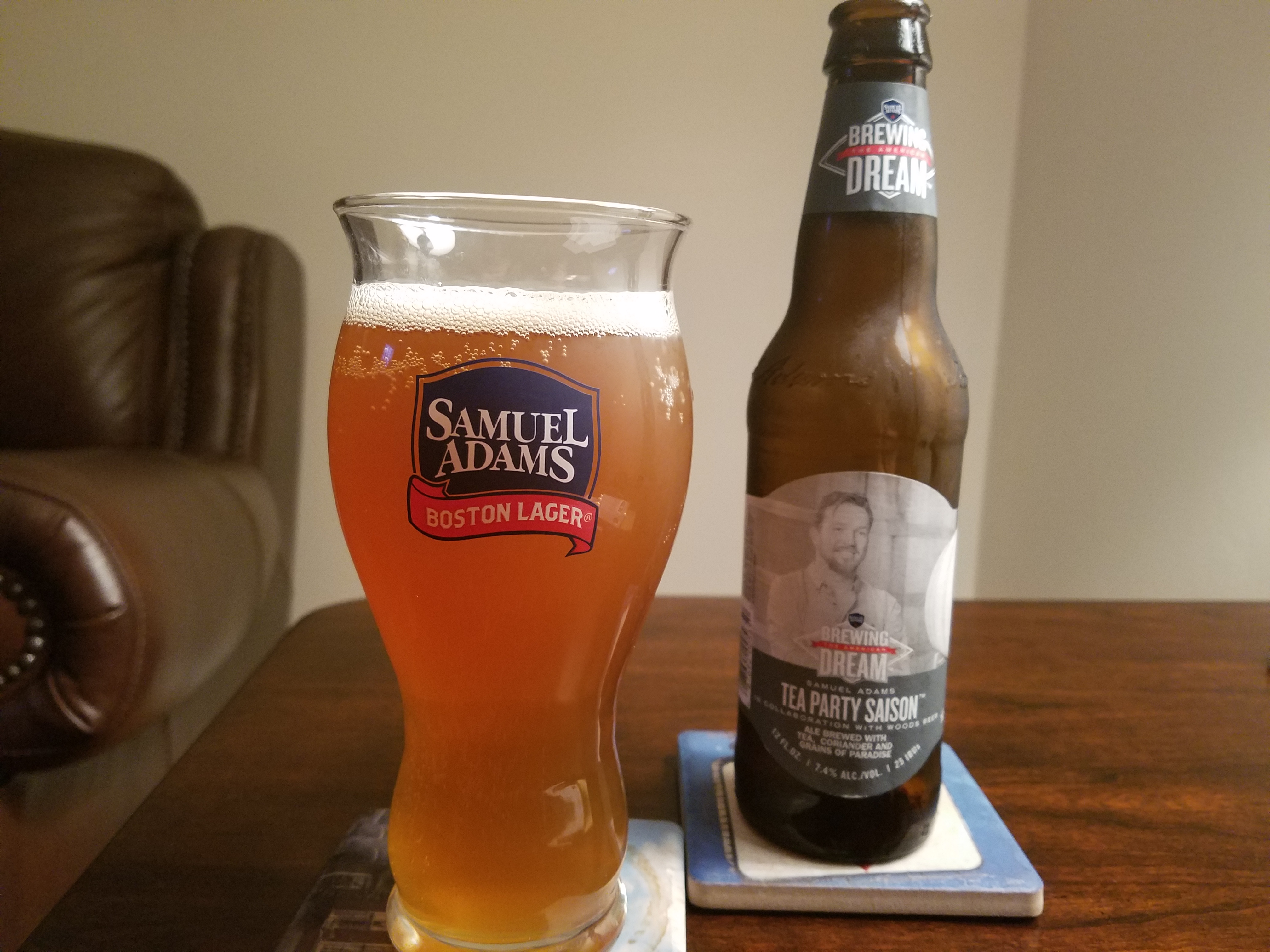 Sam Adams Tea Party Saison